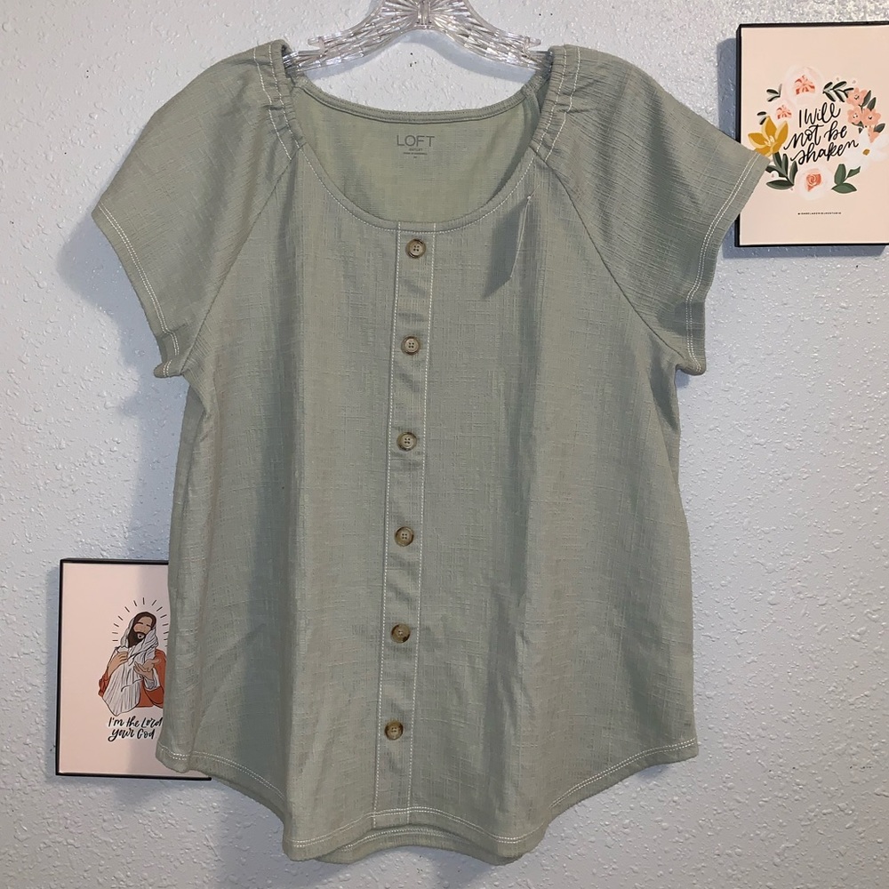 BNWT Green Loft Blouse
